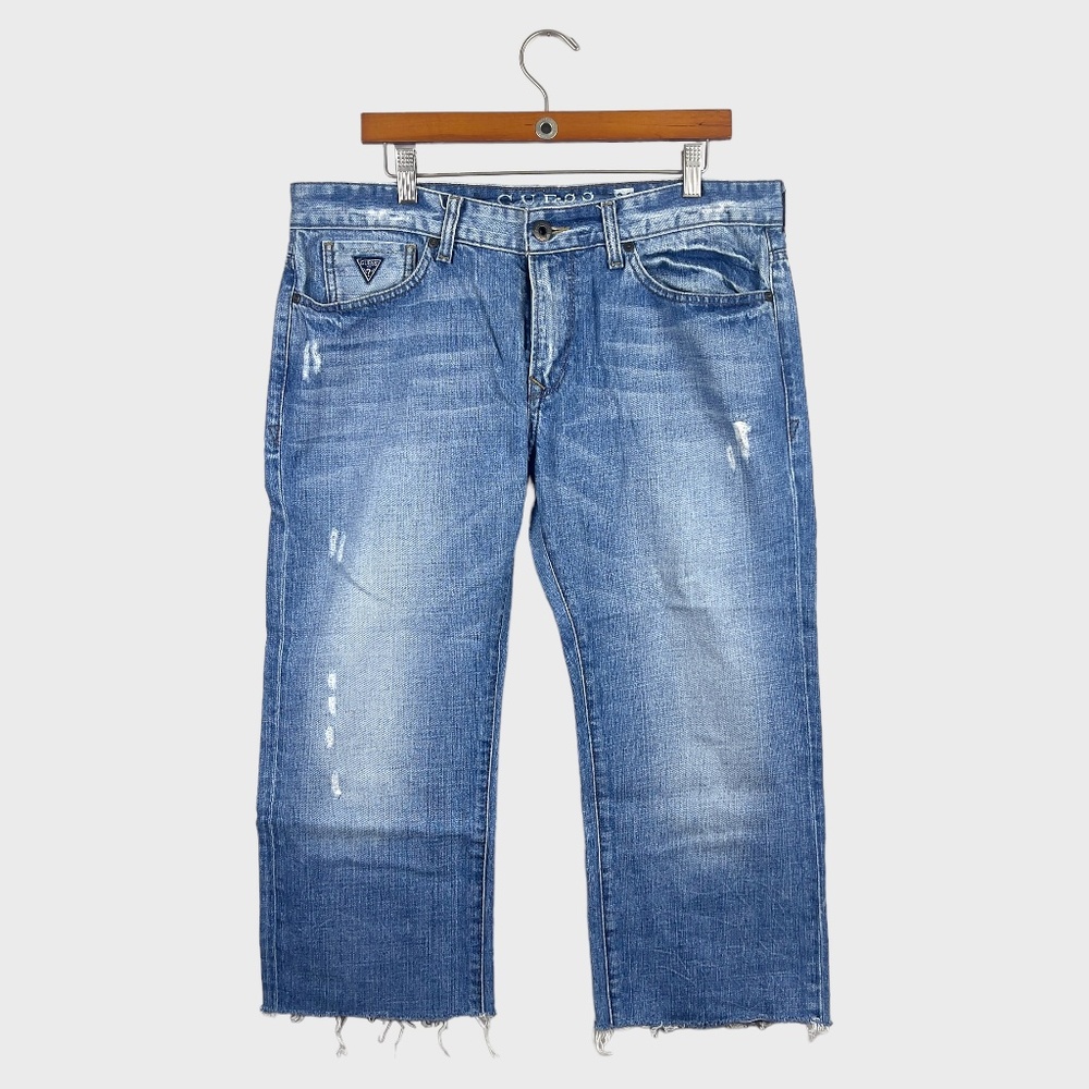 GUESS Slim Straight 3/4 Lincoln Denim Jeans